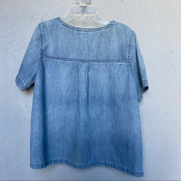 Madewell Denim Tunic Top. Size S - Picture 10 of 11